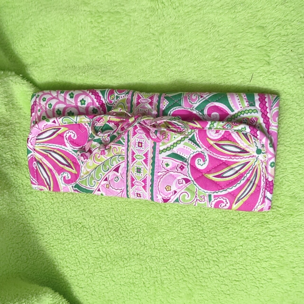 Vera Bradley 3-fold fabric storage case bag